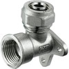 16mm PEX-AL-PEX x 1/2" Female Brass Compression Pipe Fittings Elbow