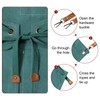 sourcing map Canvas Chef Aprons 75x68cm Adjustable Strap Waterproof Cross