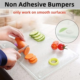Glass Table Bumpers Anti Slip Pads 30PCS 25mm Large Non Adhesive Rubber Pads for Glass Table Top