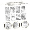 jojofuny 24 Sheets Plastic Alphabet and Number Stencils for DIY