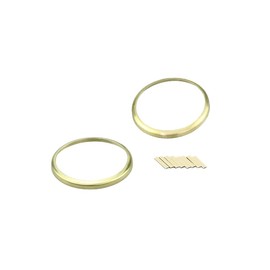 Kijima Honda 217-45161 Motorcycle Parts Turn Signal Rim Brass Rebl 250/500 20Y-Revl 1100 Polished Set of 2