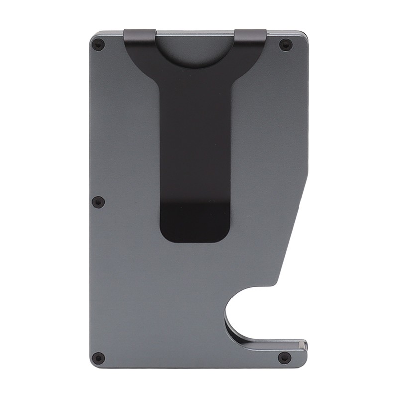 Minimalist Card Holder Aluminum Alloy Auto Ejected Anti Theft Credit