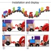 Wooden Train toy Digital Train Set Railway toy Kid Early