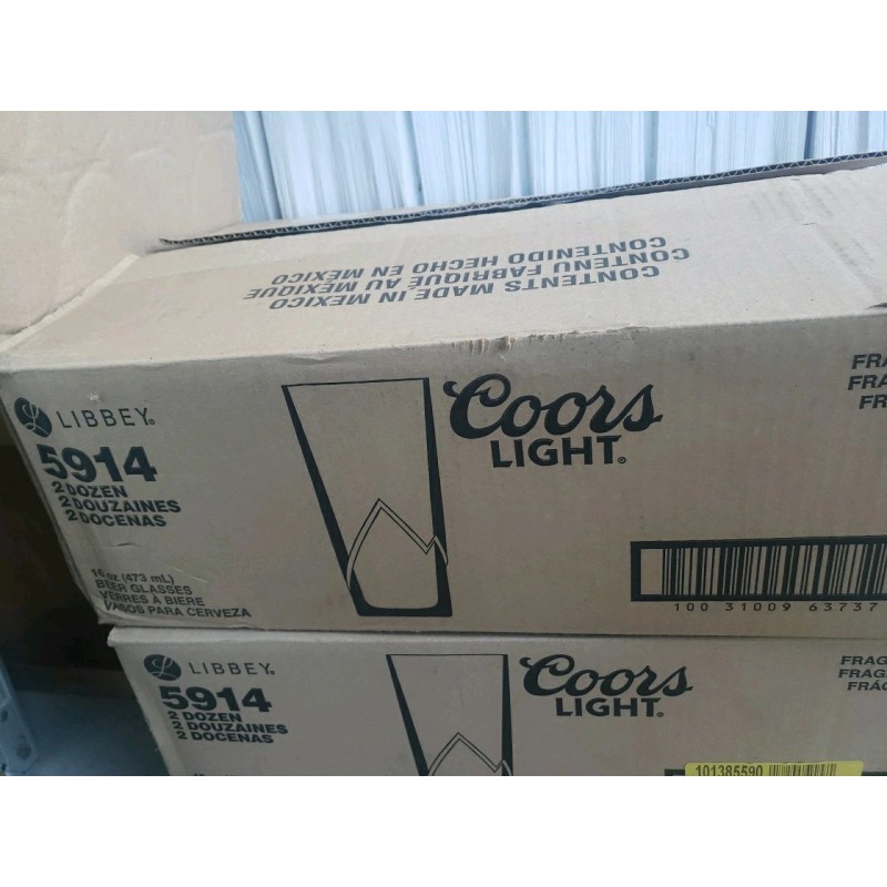 New Coors Light Engraved Rocky Mountain Pint Glasses @ Quantity