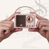 Retro Bluetooth Speaker Old Fashioned Classic Portable Mini Wireless Speaker