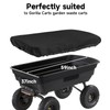 Collapsible Wagon Cover for Gorilla Carts Poly Garden Dump Cart,