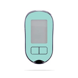 MightySkins Skin Compatible with Accu-Chek Aviva Plus - Solid Seafoam | Protective, Durable, and Unique Vinyl Decal wrap Cover | Easy to Apply, Remove, and Change Styles | Made in The USA