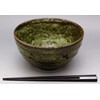 美濃焼 5.0 丼 グリーンイラボ 132-1204