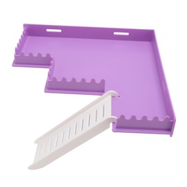 Hamster Play Platform, Multifunctional Promotes Exercise Safe Mental Stimulation Hamster Standing Platform Space Saving with Cage Ladder (M Type)