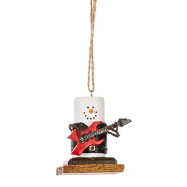 Ganz S'Mores Rock and Roll Hanging Ornament, Multicolor, 3-inch Height, Resin, Polyresin