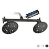 Proox Double Shower Head with Built-in Valve, High Pressure 6