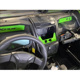 PBR Products Kawasaki KRX 1000 Cubby Dash Plate AND Dash Plates - Kawi Green