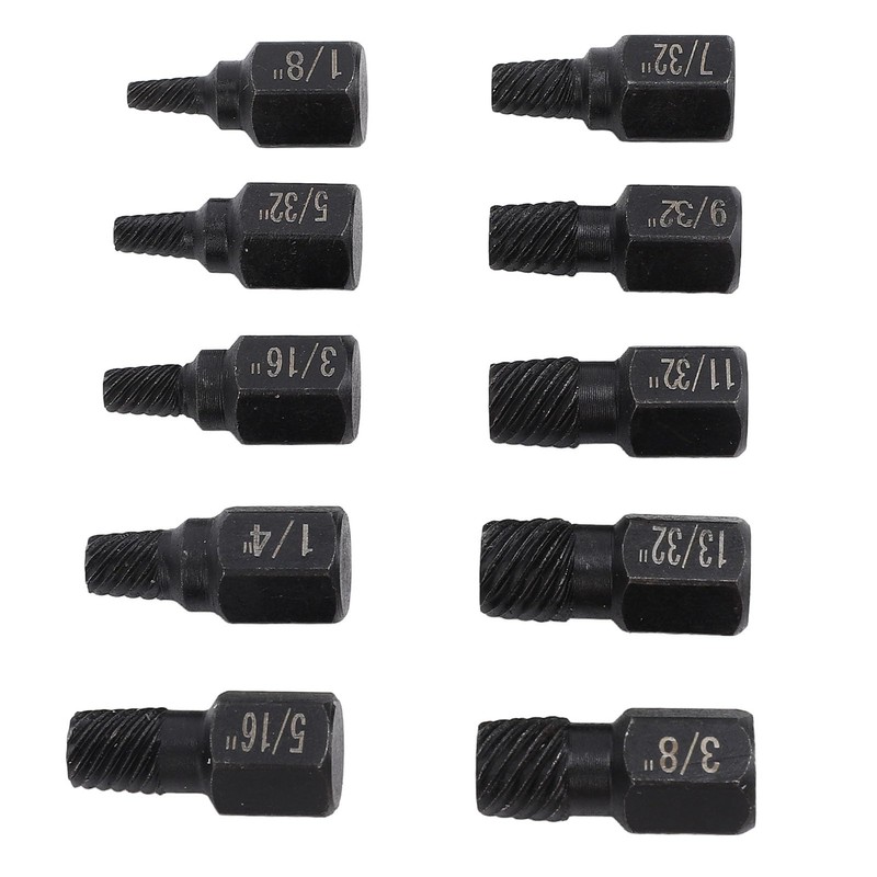 Juego de Extractores de Tornillos de 10 Piezas, Herramientas de