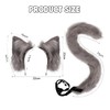 Epokus Plush Cat Ears and Tail Set, Cat Fox Fancy