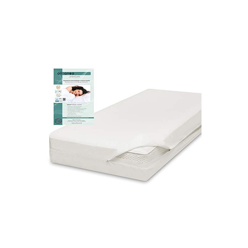 allsaneo Premium Allergy Sufferers Mattress Cover 100 x 200 x