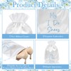 Wesnoy Bride Shoe Bag 11" x 9" Satin Wedding Shoe