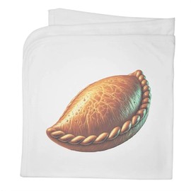 Azeeda 'Cornish Pasty' Cotton Baby Blanket/Shawl (BY00039743)
