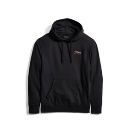 SITKA Gear Men's Everyday Icon Classic Pullover Hoody - Black Orange | XX-Large