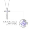 [AWNL] Birthstone Women Pendant Necklace Sterling Silver Necklace Natural Gemstone