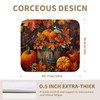 Fall Pumpkin Kitchen Drying Mat 16x18 Inch - Autumn Maple
