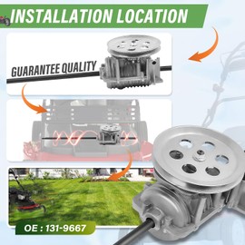 ATVMaster Transmission Kit, Fit for TURFMASTER 22200 | Fit for TURFMASTER 22205TE | Fit for TURFMASTER 22210, OE 131-9667