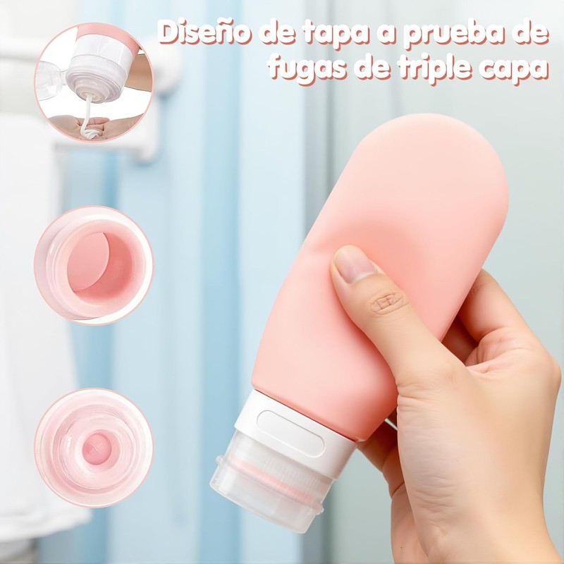 Kit de Botellas de Viaje, 16 Piezas, a Prueba de