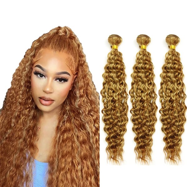 Honey Blonde Bundles P27/30 Deep Wave Bundles 30 30 30