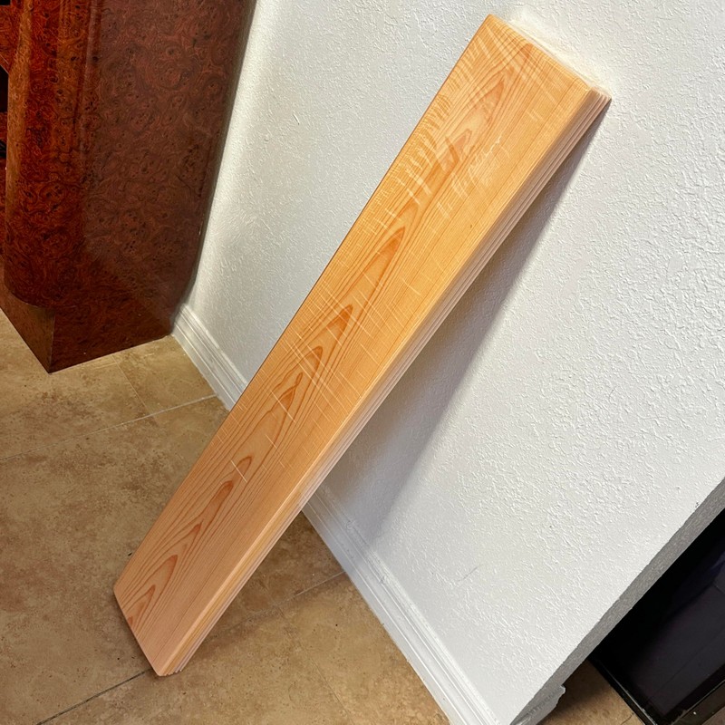 DIY Glue Up P02- Foam Ceiling Tiles Panel/Planks Pine Wood,