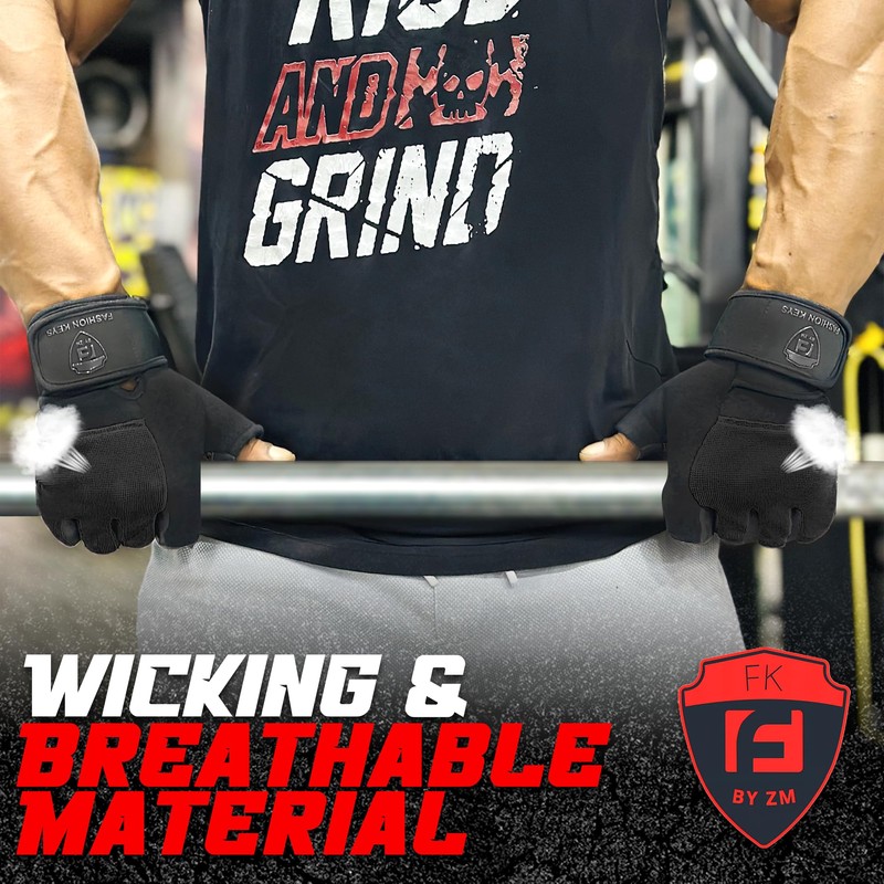 FK by ZM Gym Workout Gloves for Men & Women