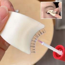 How to attach eyelash extension extension material / 속눈썹 붙이기 보조기 연장 재료 붙이는법