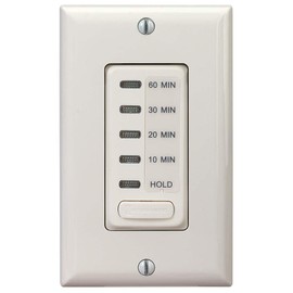 Intermatic EI210LA 10/20/30/60 Electronic in-Wall Countdown 1800-Watt Timer, Light Almond
