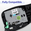 Aililiya TZe-131 12mm 0.47 Laminated Clear Label Tape TZe TZ