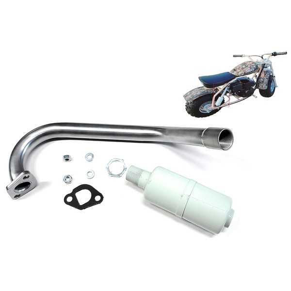 Exhaust With Muffler for: Coleman CT200U-EX Camo 196cc/6.5HP Gas mini