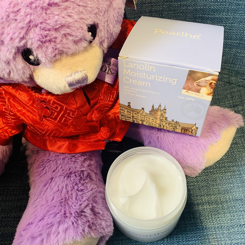 Pearlbe Lanolin Cream with Jacaranda Extract & Vitamin E, 100