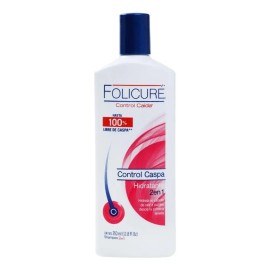 2 Pzs Folicure Shampoo Hidratacion 2en1 350ml