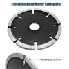 115mm/4.5" Diamond Mortar Raking Disc for Fast Removal of Old