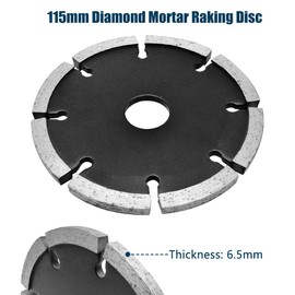 115mm/4.5" Diamond Mortar Raking Disc for Fast Removal of Old Mortar For Repointing 1PCS