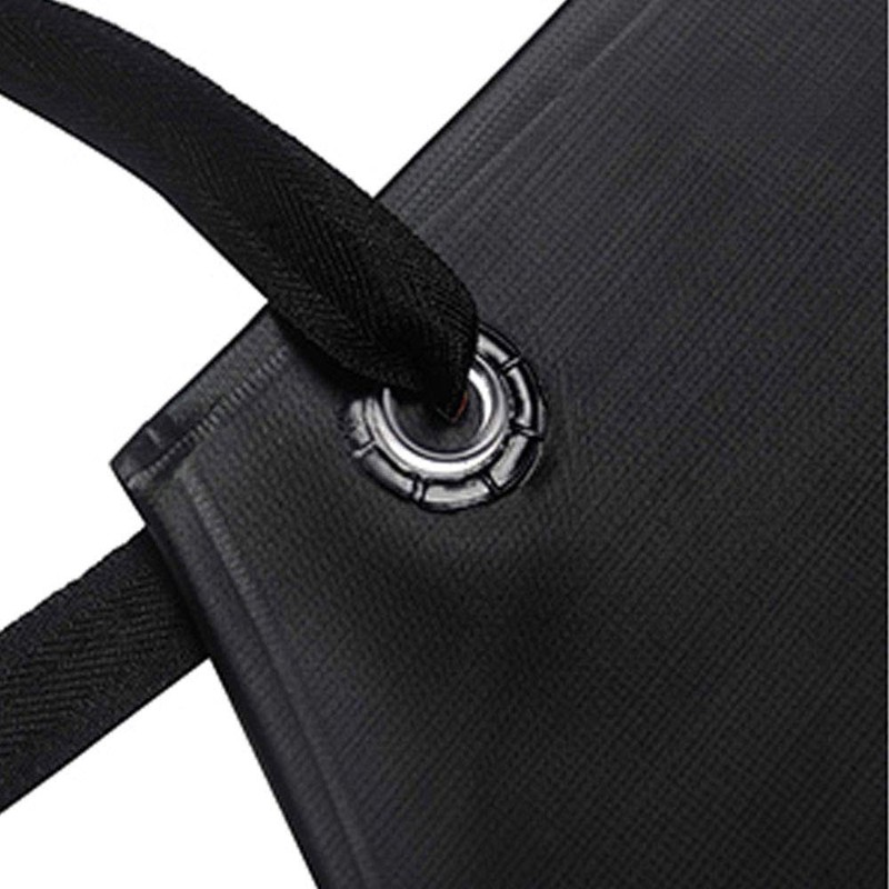 Lchkrep Men's Waterproof Apron Black, Lightweight Vinyl Aprons Rubber Apron