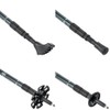 JELEX Nature Telescopic Walking Poles for Nordic Walking Adjustable, Includes