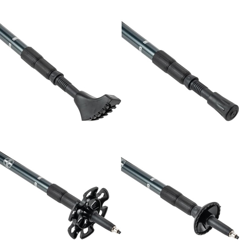 JELEX Nature Telescopic Walking Poles for Nordic Walking Adjustable, Includes