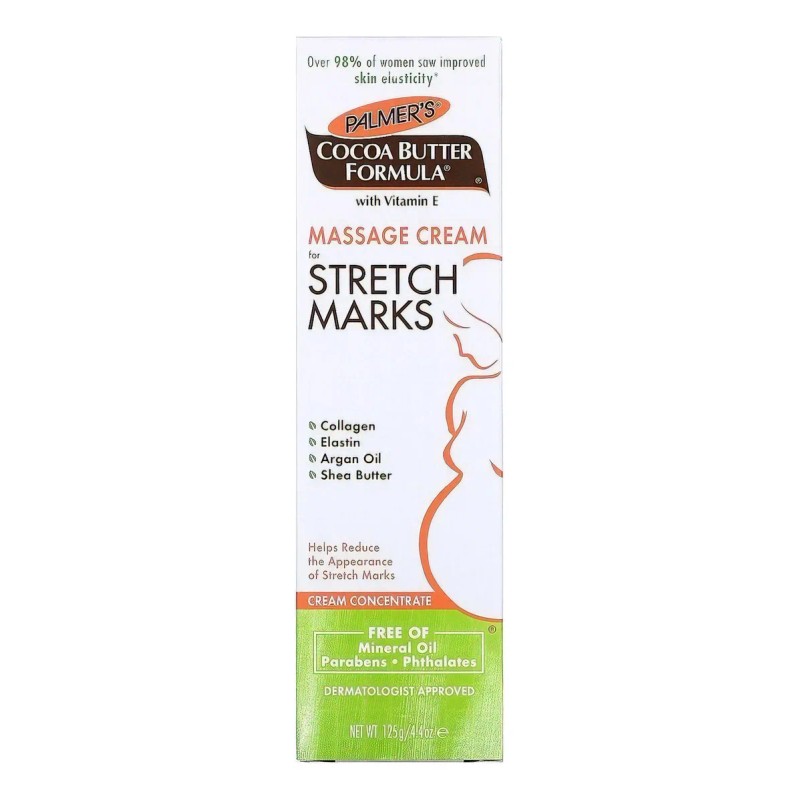 Palmer’s Crema de Masaje Antiestrías, Mejora Elasticidad, 125 ml