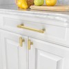 Asidrama 10 Pack 5 Inch(128mm) Brushed Gold Cabinet Pulls Knurled