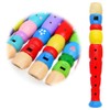 Keepdrum Wooden Flute Kids Musical Toy Red