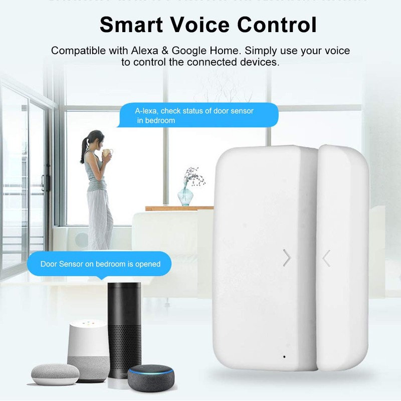 WiFi Door Sensor, WiFi Door Alarm Window Sensor Detector Smart