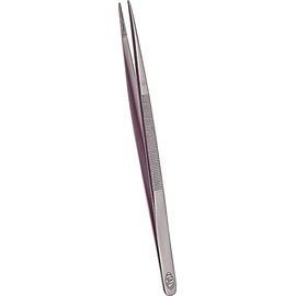 Allegro Diamond Tweezers, Stainless Steel Grooved, Medium Point, 6-1/2 Inches | TWZ-171.75