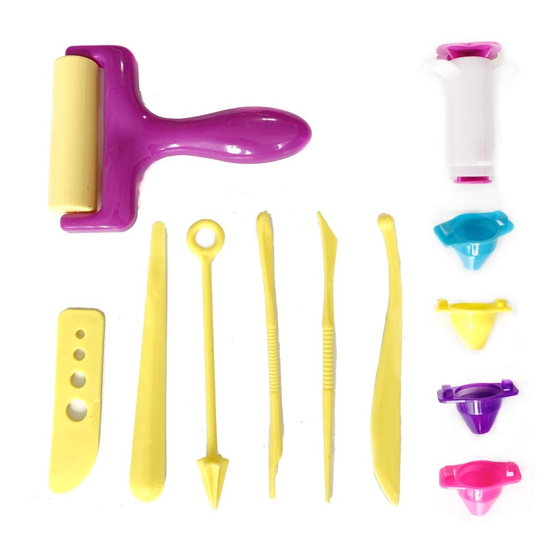 DOITEM Kneading Tool Dough Plasticine Tools, Dough Accessories Shapes Animals