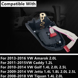 Sincigparts Black Car Multifunction Steering Wheel Switch Audio Control Button for VW Golf MK6 Jetta Tiguan Caddy, 5C0959538 5C0959538A