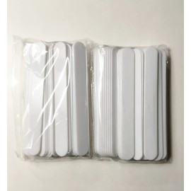 M00207-100 MOREZMORE 100pc Plastic Spatulas Mixing Sticks 6" for Crafts Waxing Resin Tongue Depressor