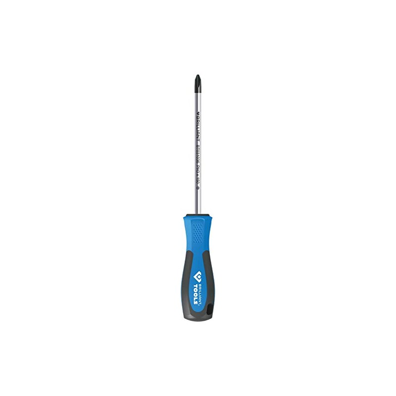 BRILLIANT TOOLS BT031036 Phillips Screwdriver PH3 x 150 mm [Powered