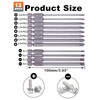 Rocaris 12 Pack 1/4 Inch Hex Shank Long Magnetic Screwdriver
